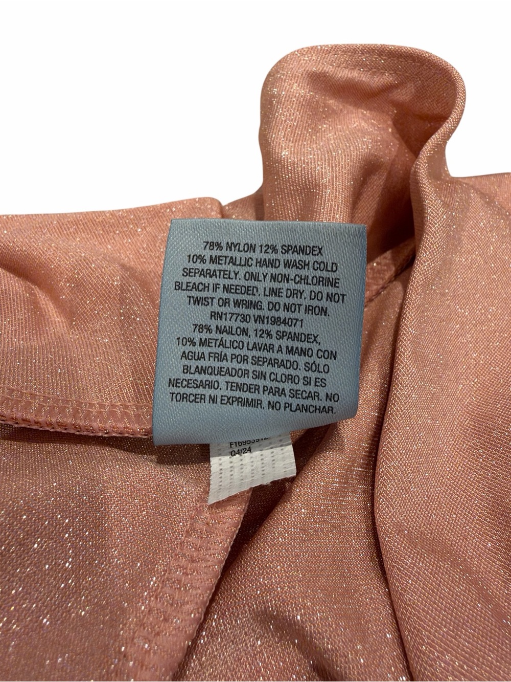 Shade & Shore Pink Sparkle Twist Skirt Cover Up - Picture 11 of 13